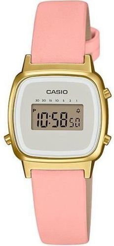 CASIO-CASIO Collection Montre LA670WEFL-4A2EF chrono compte a rebours alarme calendrier-0
