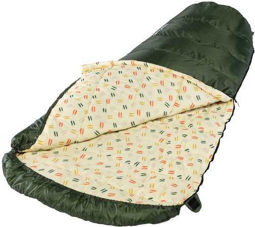 Skandika-Skandika Vegas, Zip Droite, Vert - Sac de couchage de randonnée-2