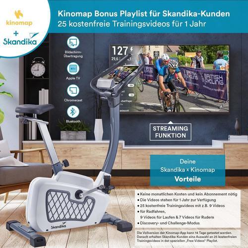Skandika-Skandika Wiry Ergomètre Avec Iconsole+ Et Kinomap - Velo biking-4