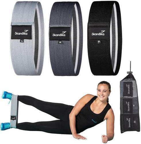 Skandika-Skandika Lot De 3 Bandes De Fitness - Bande élastique-0