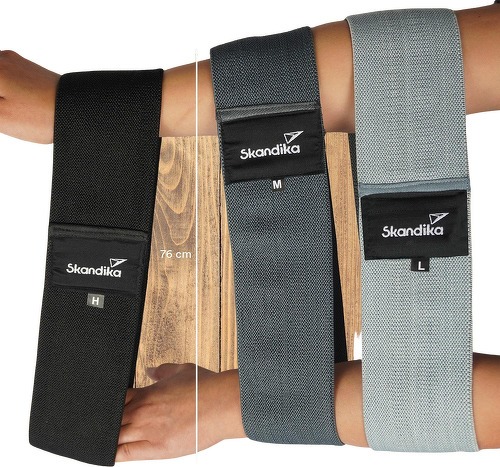 Skandika-Skandika Lot De 3 Bandes De Fitness - Bande élastique-3