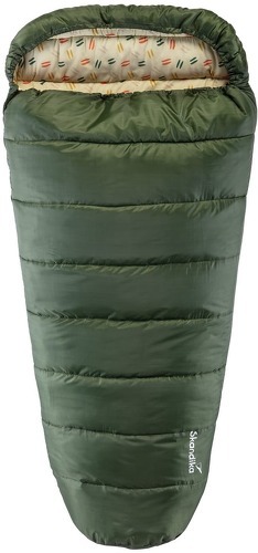 Skandika-Skandika Vegas, Zip Droite, Vert - Sac de couchage de randonnée-1