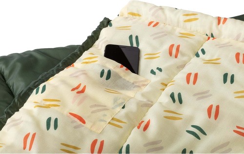 Skandika-Skandika Vegas, Zip Droite, Vert - Sac de couchage de randonnée-4