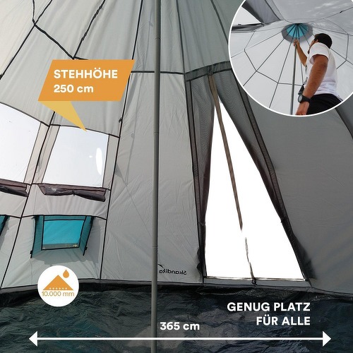 Skandika-Skandika Tipii 6 Personnes - Tente de randonnée/camping-3