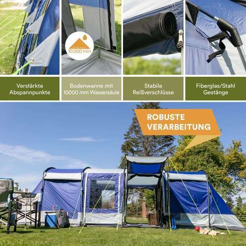 Skandika-Skandika Montana 8 Personnes - Tente de randonnée/camping-4