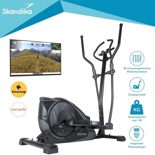 Skandika-Skandika Adrett/Eleganse Avec Fonction Streaming - Velo elliptique-1