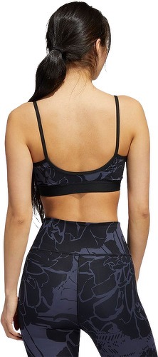adidas Performance-Brassière imprimé floral maintien léger-1