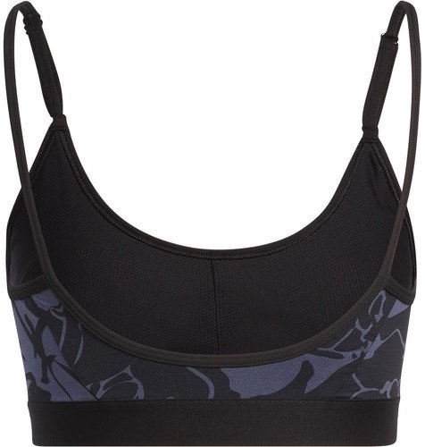 adidas Performance-Brassière imprimé floral maintien léger-3