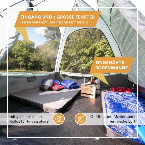 Skandika-Skandika Auvent De Suv Pitea Suv Tente 4 Personnes - Tente de randonnée/camping-4