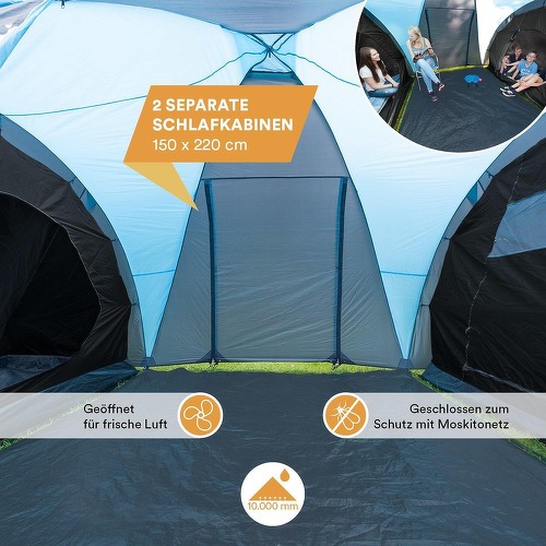 Skandika-Skandika Tente Dôme Hammerfest 4 Pour 4 Personnes - Tente de randonnée/camping-3
