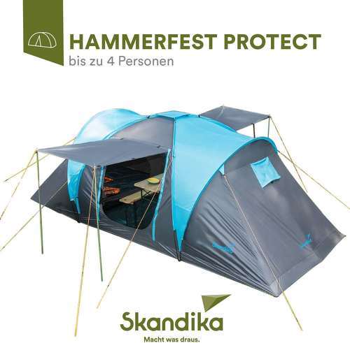 Skandika-Skandika Tente Dôme Hammerfest 4 Protect Pour 4 Personnes - Tente de randonnée/camping-1
