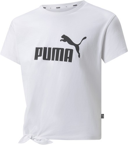 PUMA-Puma Ess Logo Knotted Tee G-image-1