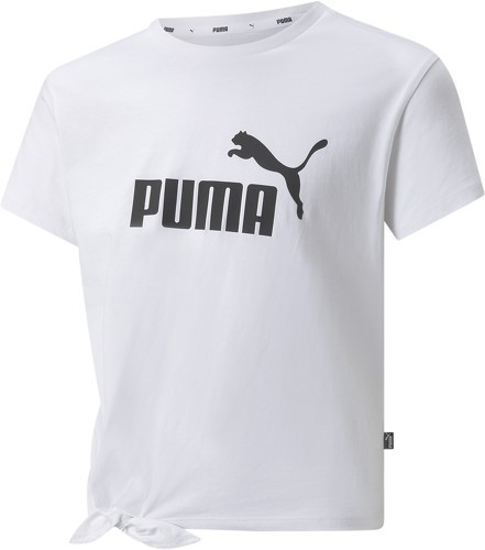 PUMA-Puma Ess Logo Knotted Tee G-0