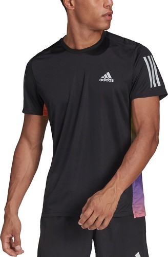 adidas Performance-T-shirt Own the Run Colorblock-1