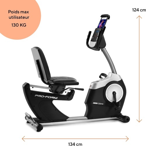 PRO FORM-325 Csx+ (semi allongé) - Vélo biking-2