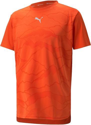 PUMA-Train Ss Cherry - T-shirt de fitness-3