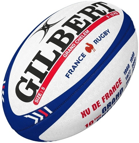 GILBERT-Ballon de Rugby Gilbert Collector du Grand Chelem du XV de France-image-1