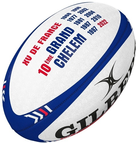 GILBERT-Ballon Gilbert France Rugby Victoire Grand Chelem 2022 T5 - Précommande-1