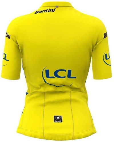 Santini-Santini Maillot jaune femme Tour De France Zwift - Maillot de vélo-1