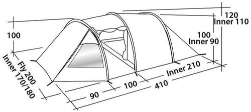 EASY CAMP-Easycamp Tente Spirit 300 - Tente de randonnée/camping-1