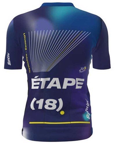 Santini-Santini Lourdes Tour De France Officiel 2022 - Maillot de vélo-1