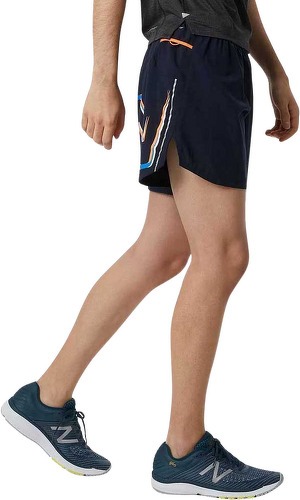 NEW BALANCE-Graphic Impact Run 5 Inch - Short de running-2