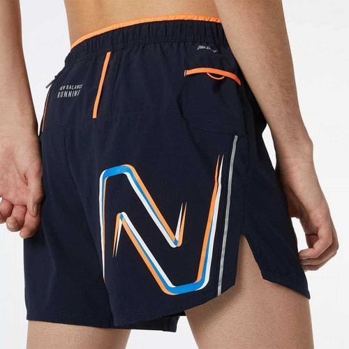 NEW BALANCE-Graphic Impact Run 5 Inch - Short de running-3