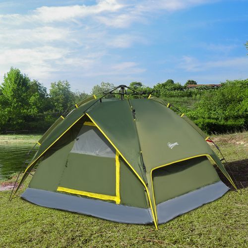 Outsunny-Tente de camping 2 personnes imperméable 2,3 x 2 x 1,35 m-1