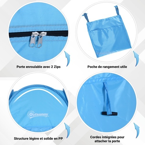 Outsunny-Tente de douche pliable-4