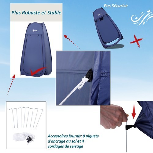Outsunny-Tente de douche pliable-3