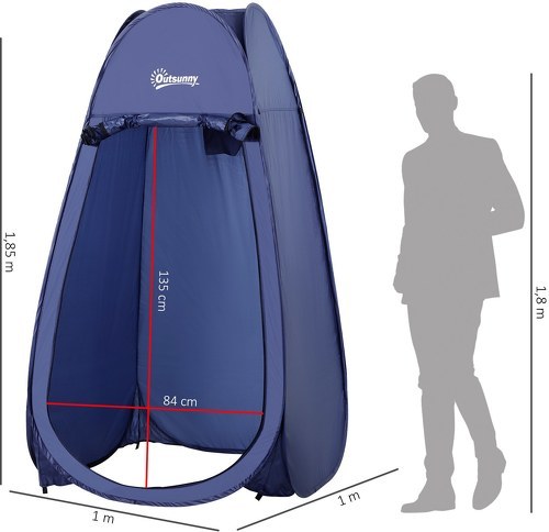 Outsunny-Tente de douche pliable-4