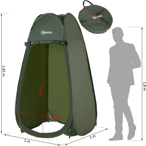 Outsunny-Tente de douche pliable-2
