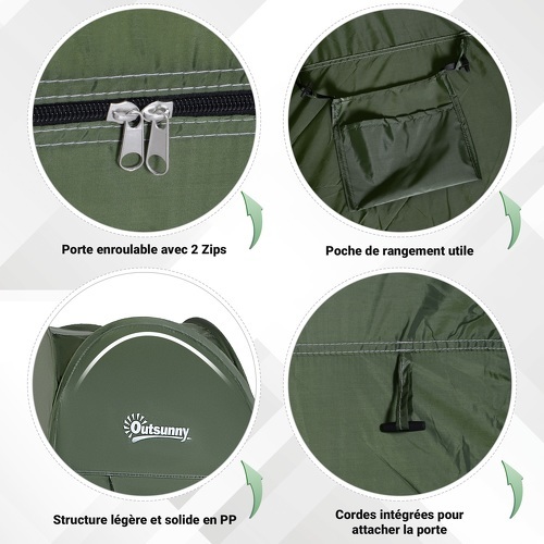 Outsunny-Tente de douche pliable-4