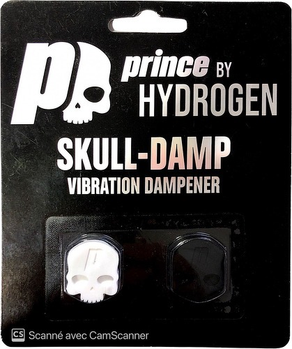 PRINCE-BY HYDROGEN SKULL-DAMP Damp Blanc / Noir-image-1
