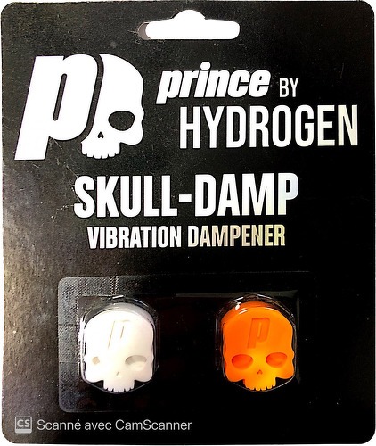 PRINCE-BY HYDROGEN SKULL-DAMP Damp Blanc / Orange-image-1