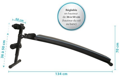SPARRAW-Apollon Hauteur D'Inclinaison Réglable - Charge Max 110Kg - Banc de musculation-2