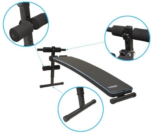 SPARRAW-Apollon Hauteur D'Inclinaison Réglable - Charge Max 110Kg - Banc de musculation-3