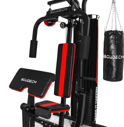 Boudech-Onival - Station De Fitness Professionnelle Multifonctionnelle Avec Bloc De Poids De 70 Kg - Multi-postes-1