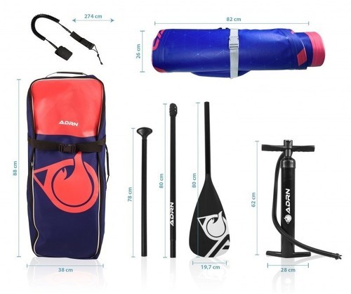 ADRN-Carver 9' 30'' 5'' (274X76X12,7Cm) - Planche de stand up-paddle-4