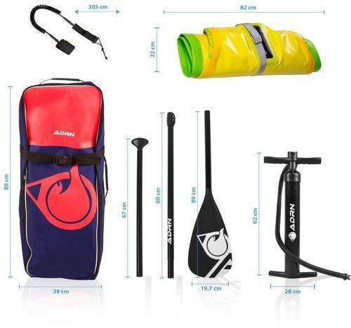 ADRN-Fader 8' 30'' 4'' (244X76X10Cm) - Planche de stand up-paddle-3