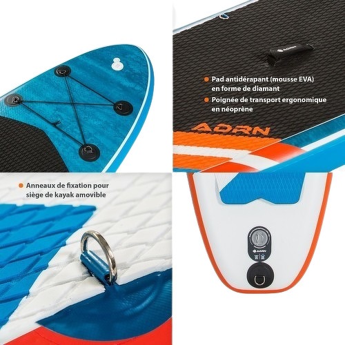 ADRN-Liner 10'6 30'' 6''(320X76X15Cm) - Planche de stand up-paddle-3