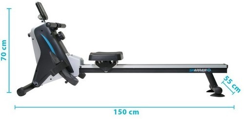 SPARRAW-Super Rower Résistance Réglable 8 Niveaux - Rameur-3
