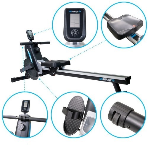 SPARRAW-Super Rower Résistance Réglable 8 Niveaux - Rameur-4