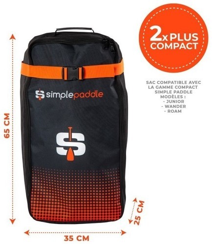 SIMPLE PADDLE-Transport Simple 65 X 35 X 25 Cm - Housse de surf (stand up paddle)-1