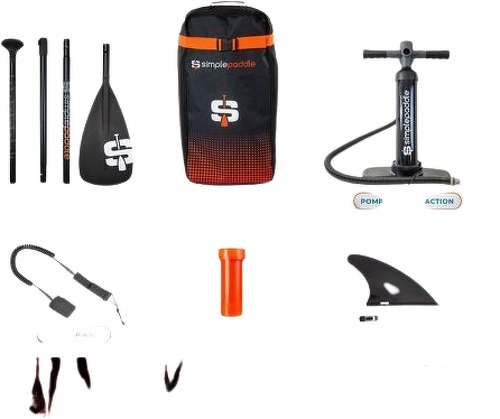 SIMPLE PADDLE-8' 30'' 4'' (244 X 76 X 10 Cm) Gamme Compact - Planche de stand up-paddle-3