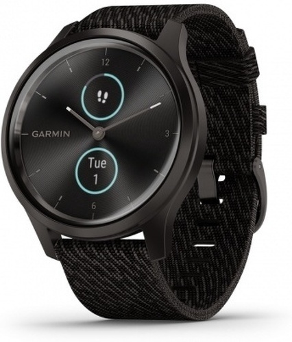 GARMIN-Garmin vivomove Style - Montre connectée avec aiguilles mécaniques et écran tactile couleur - Dark Grey-image-1