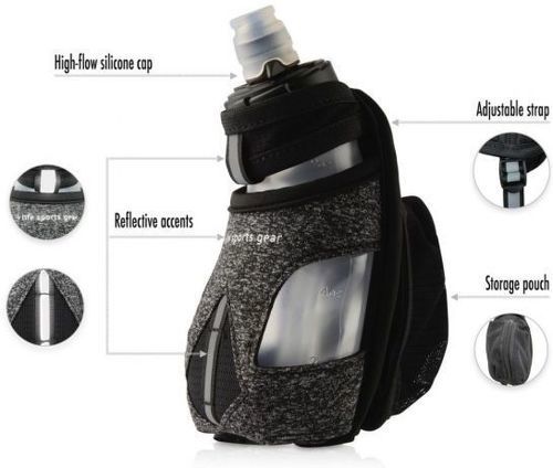 Life Sports Gear-Handheld Bottle Steam 9 Oz - Gourde de running-1