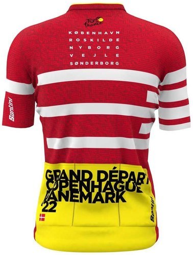 Santini-Santini Grand Départ Copenhague Tour De France Officiel 2022 - Maillot de vélo-1