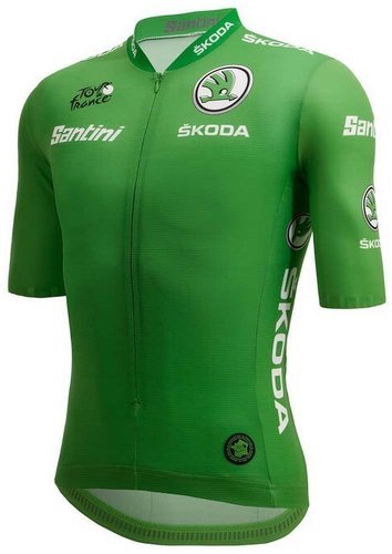 Santini-Maillot vert Original Tour De France 2022 - Maillot de vélo-2