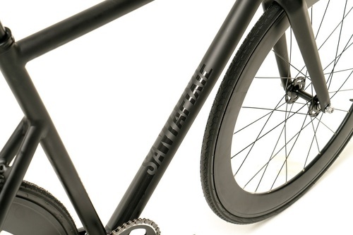 Santafixie-Santafixie Raval Matte Black 30mm Contrapedal guidon bullhorn (cornes de vache) - Vélo fixie-1